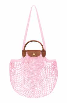 Longchamp Le Pliage Filet Knit Shoulder Bag