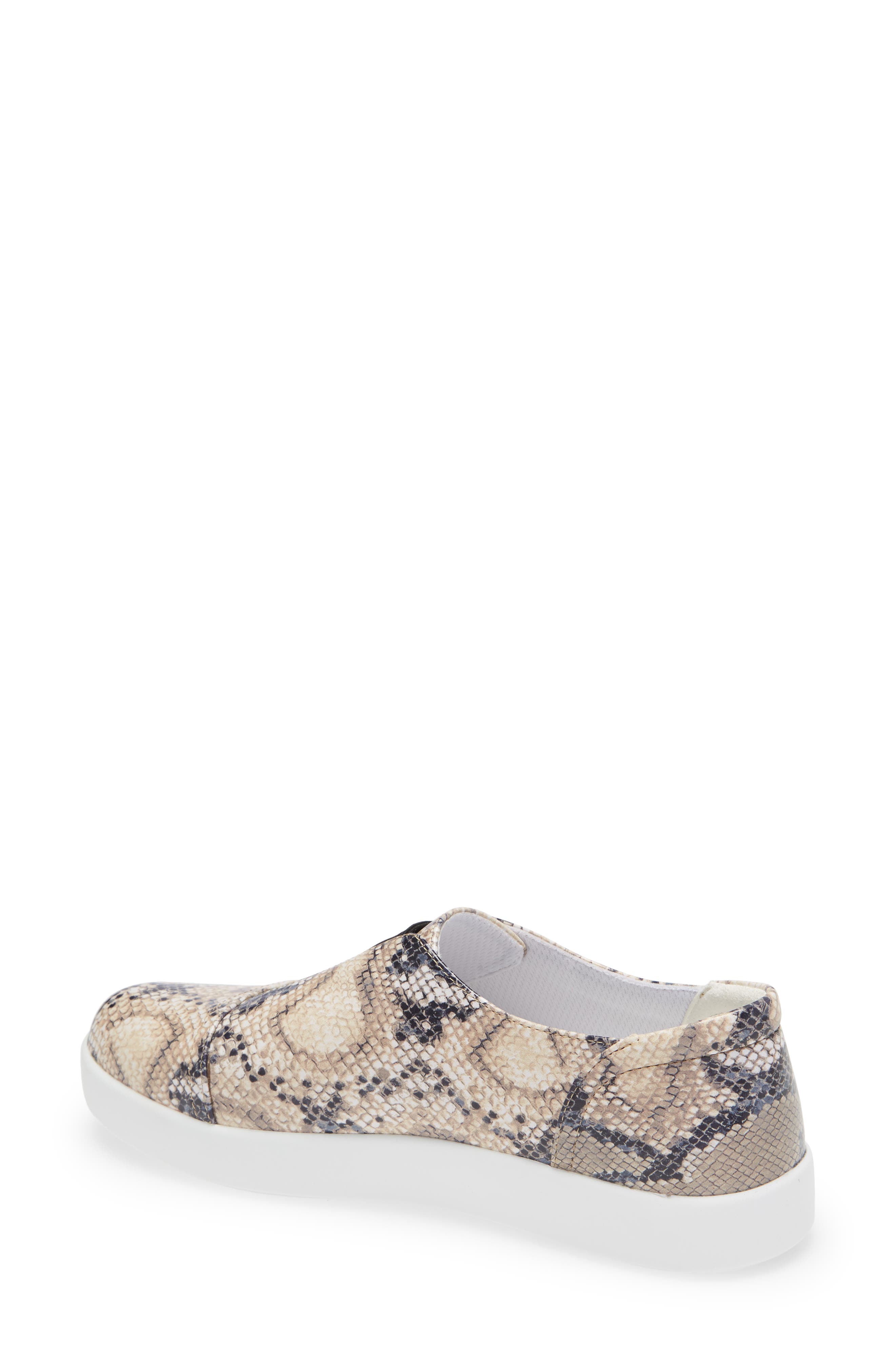 Posy Slip-On Sneaker, Alternate, color, NATURAL SNAKE PRINT