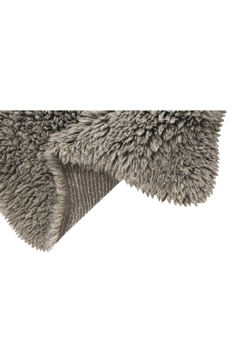 Lorena Canals Woolly Woolable Washable Wool Rug, Alternate, color, Grey
