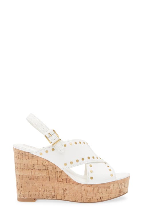 Vince Camuto Ellna Platform Wedge Sandal In White