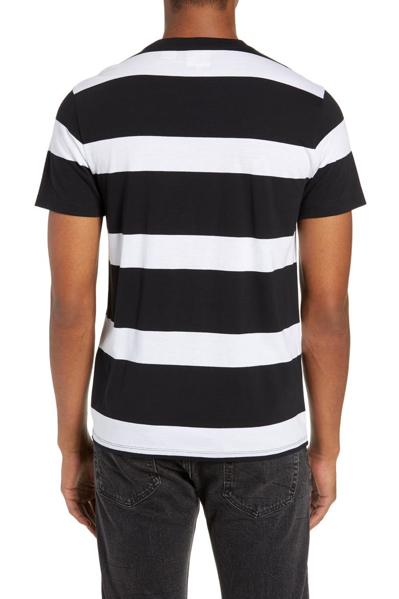 Levi's® Pocket T-Shirt, Alternate, color, BLACK/ WHITE STRIPES
