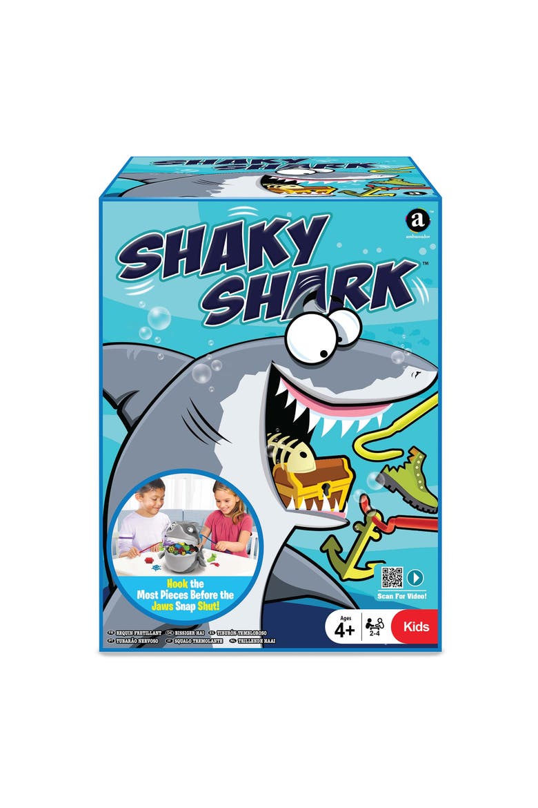 Shaky Shark Children's Reflex Board Game, Alternate, color, Multicolored