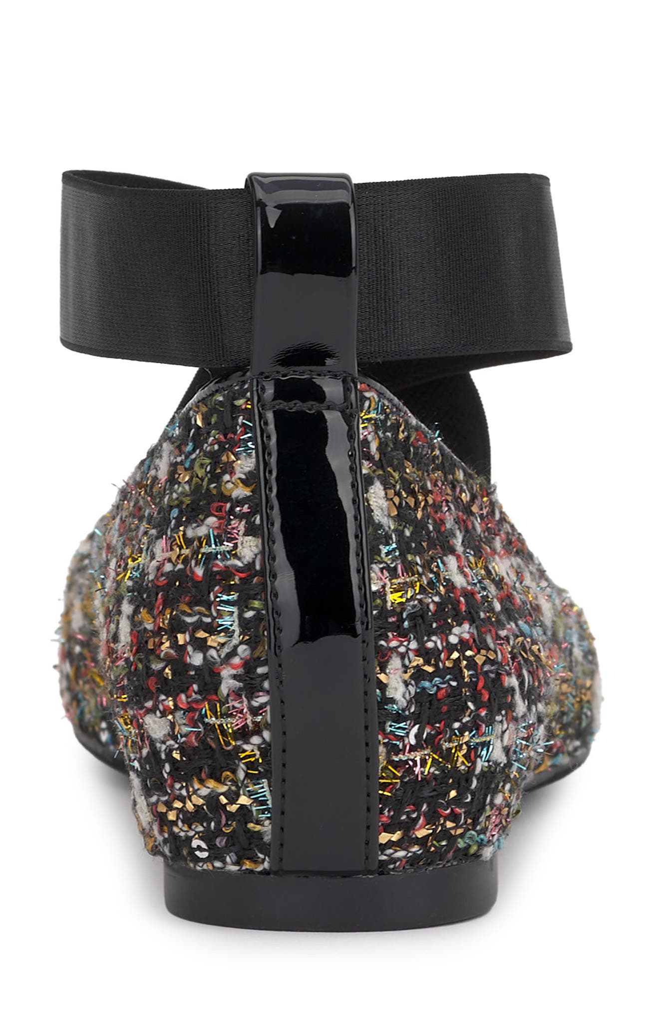 Jessica Simpson Manday Ankle Strap Ballet Flat, Alternate, color, Black