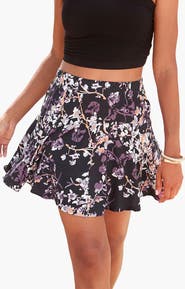 LASCANA Women's Floral Print Skort