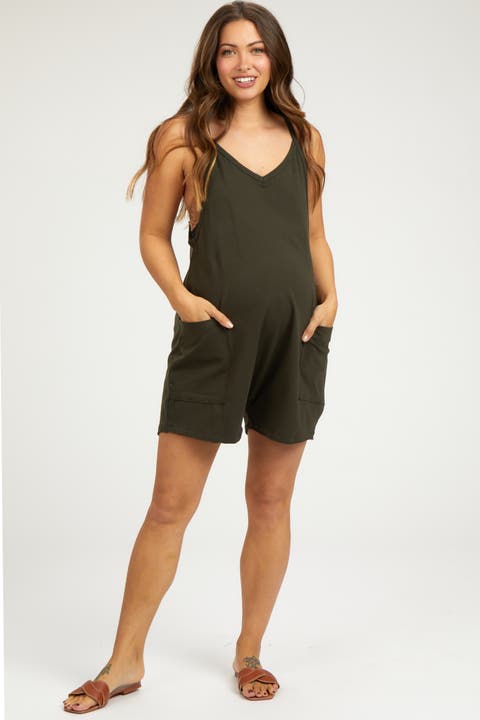 Basic V-Neck Romper
