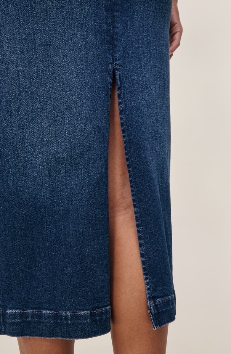 DL1961 Esme Denim Midi Sheath Dress, Alternate, color, Sea Front