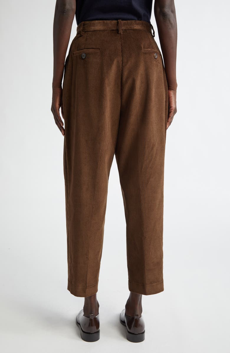 Altuzarra Emmett Pleated Corduroy Tapered Leg Pants, Alternate, color, 
