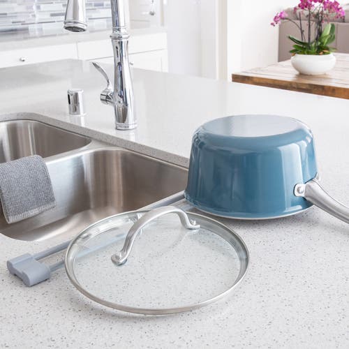 Better Houseware Over The Sink Roll Up Drying Bar In Gray