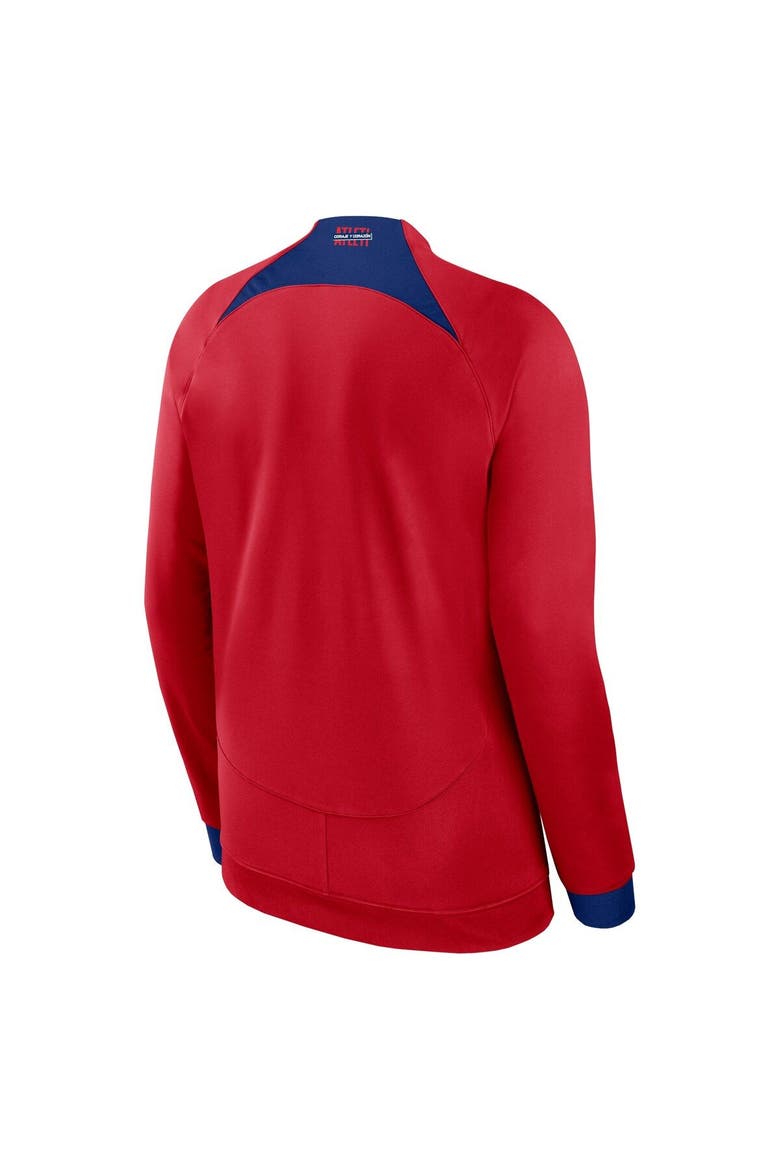 Men's Nike Red Atletico de Madrid Academy Pro Anthem Raglan Performance Full-Zip Jacket, Alternate, color, Red