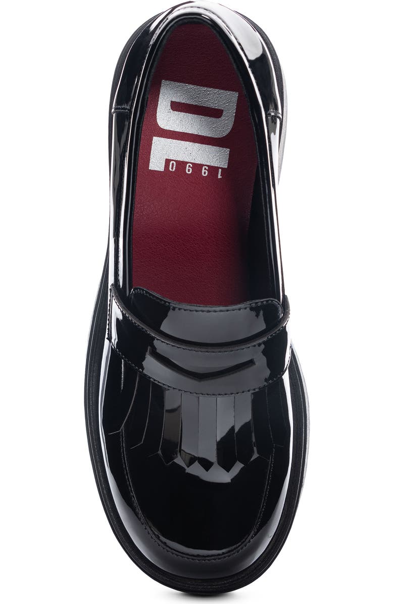 Dirty Laundry Metallic Kiltie Loafer Pump, Alternate, color,