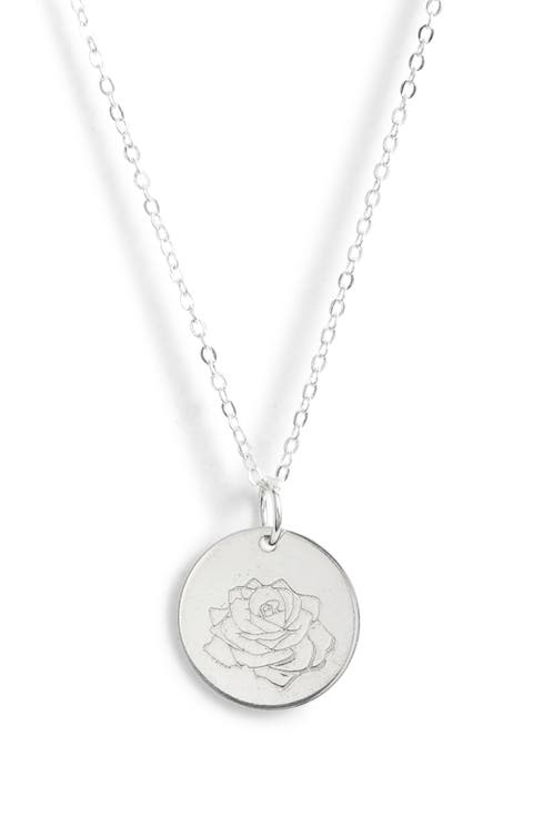 Birth Flower Necklace