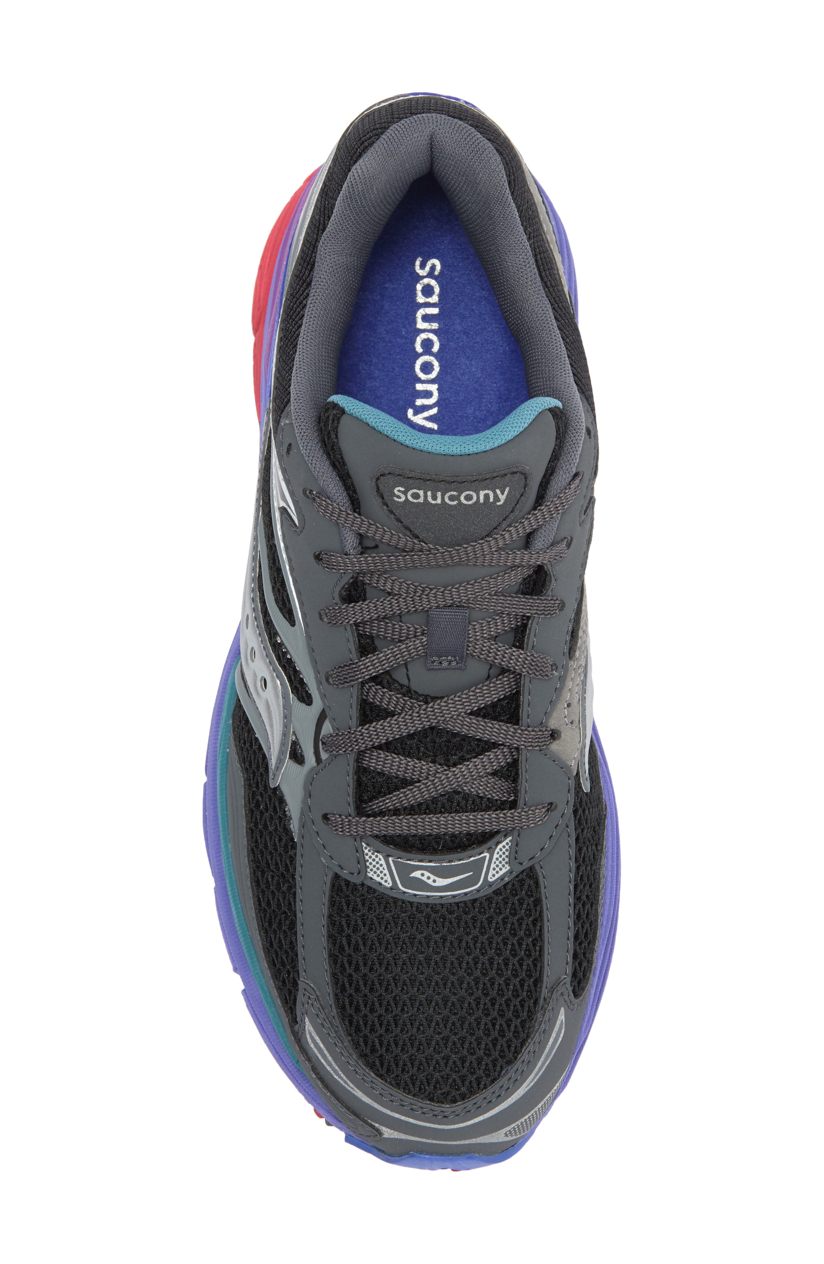 Saucony ProGrid Omni 9 Sneaker, Alternate, color, Black/ Multi- Galaxy