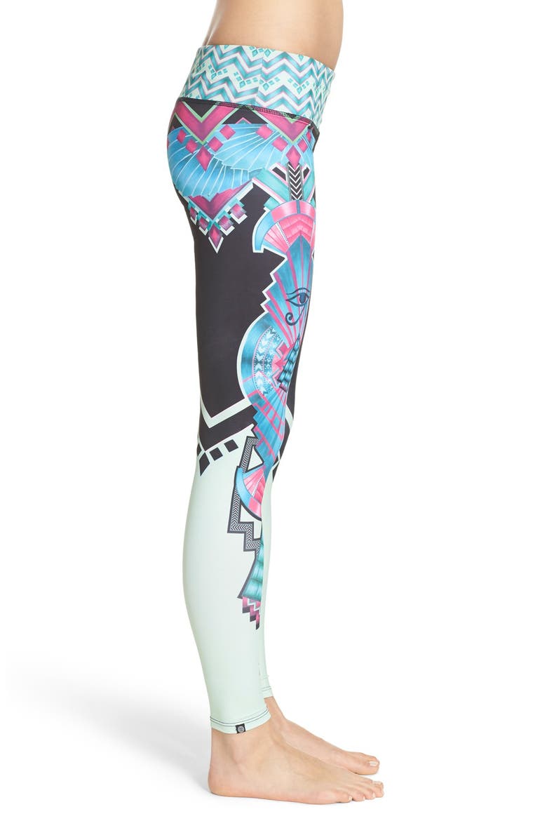 Graphic Long Leggings, Alternate, color, CLEO
