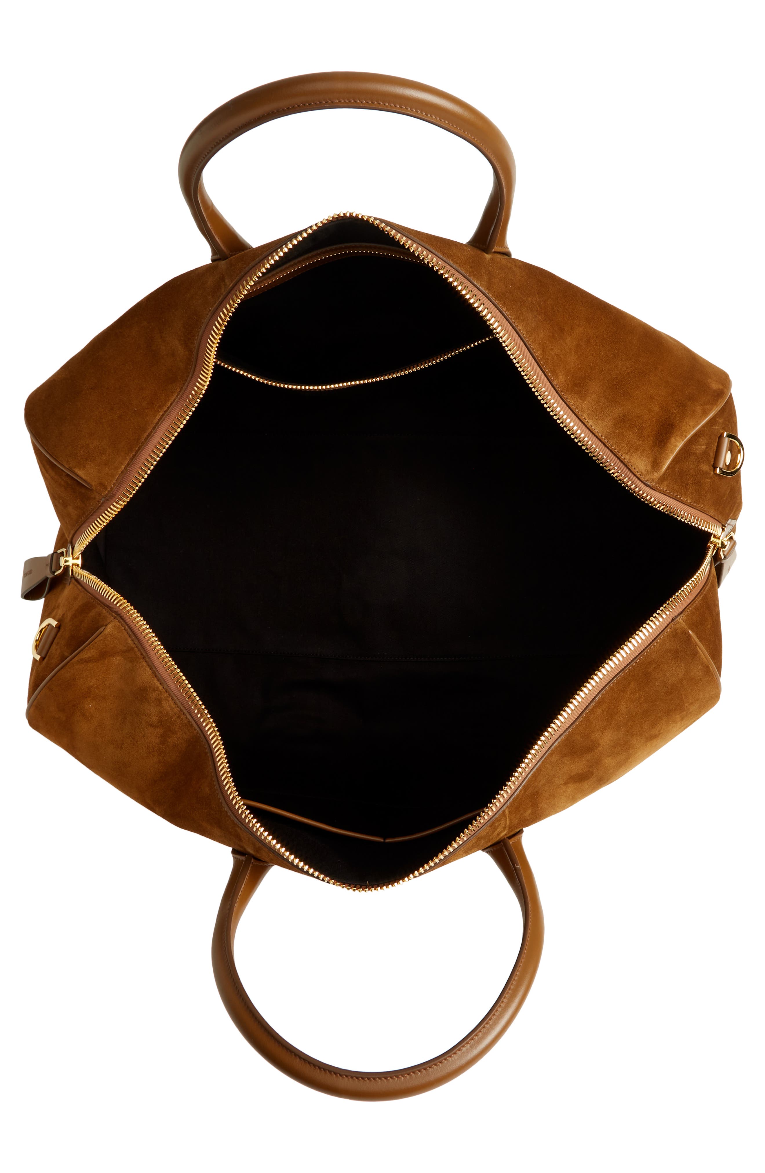 TOM FORD Buckley Suede Duffle Bag, Alternate, color, 