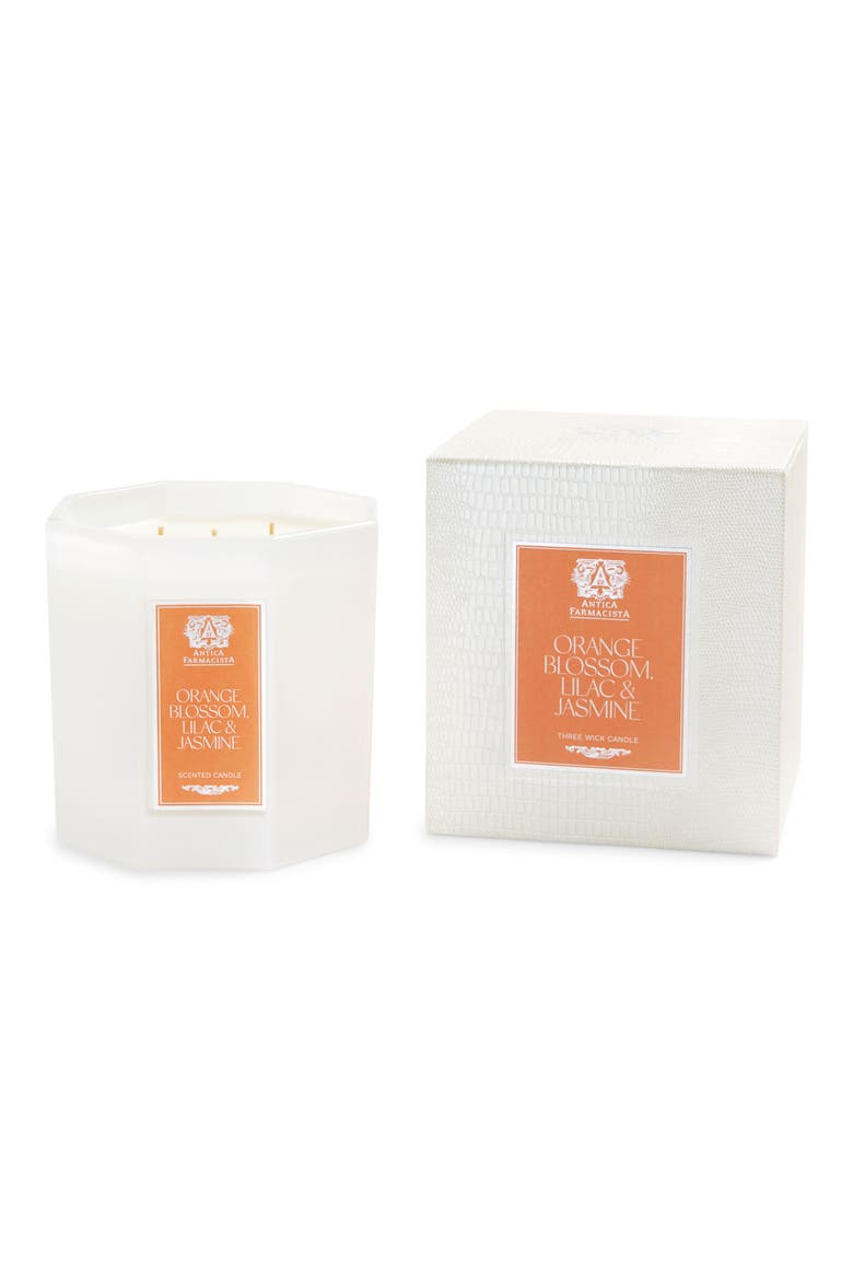 Prosecco 3-Wick Scented Candle, Alternate, color, ORANGE BLOSSOM