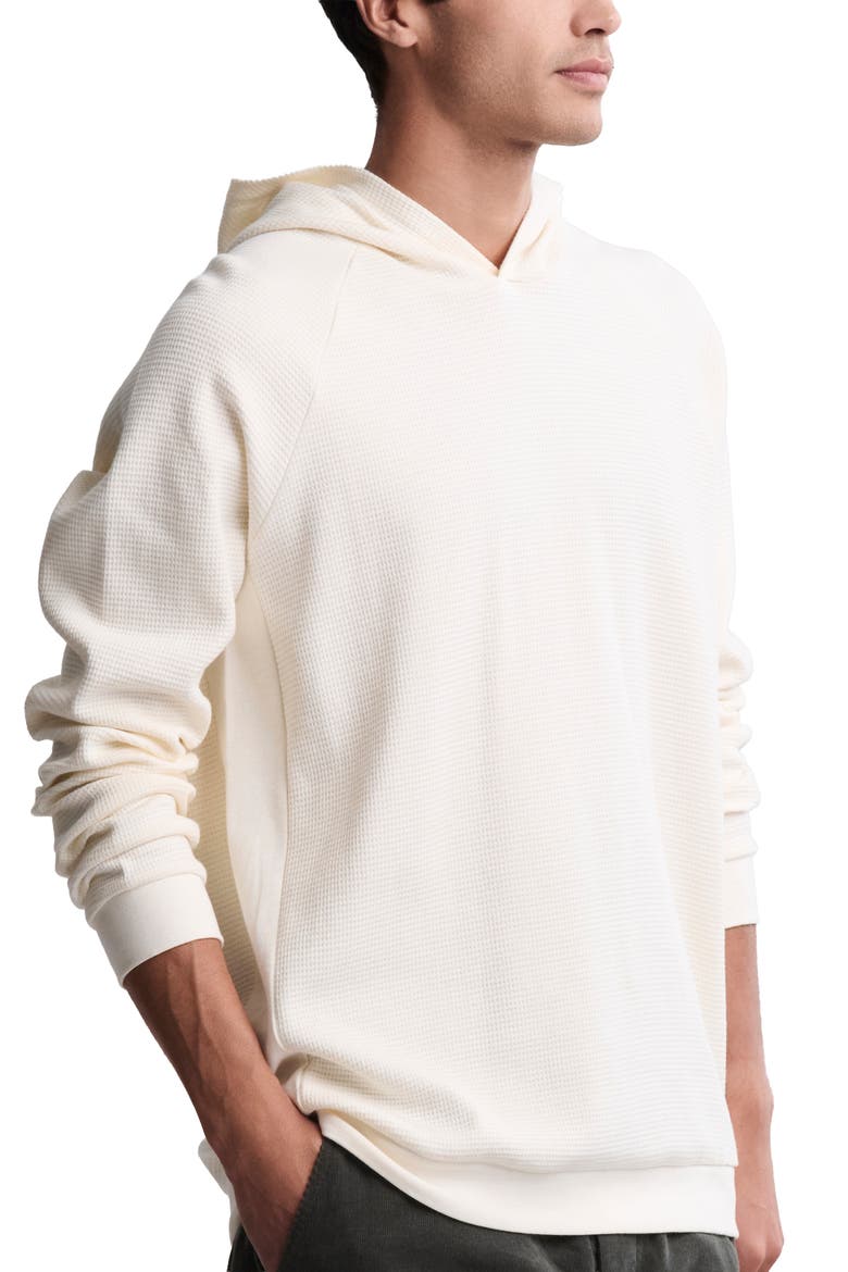 Thermal Cotton Hoodie, Alternate, color, CREAM