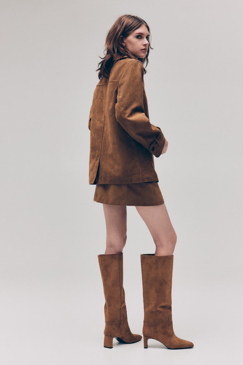 Collared Jacket, Alternate, color, Dark beige