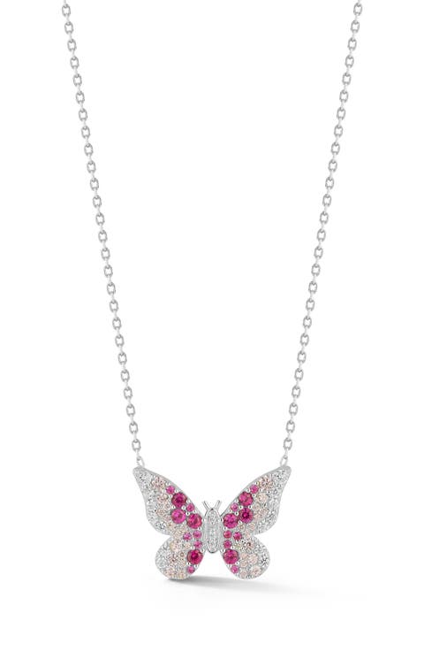 Butterfly Pendant Necklace