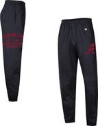 Champion Men's Champion Black Alabama Crimson Tide Powerblend Banded Fleece Sweatpants