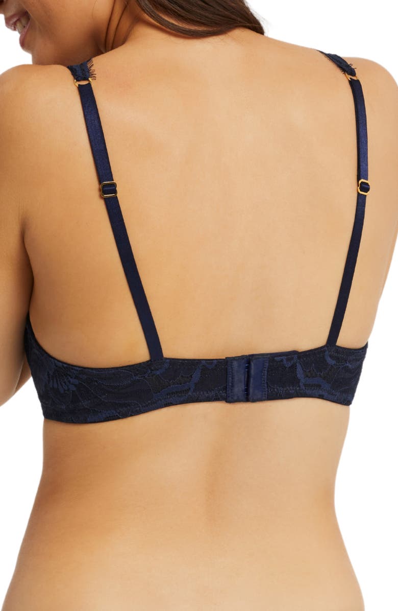 Montelle Intimates Botanical Mystique Lace Unerwire Bra, Alternate, color, 