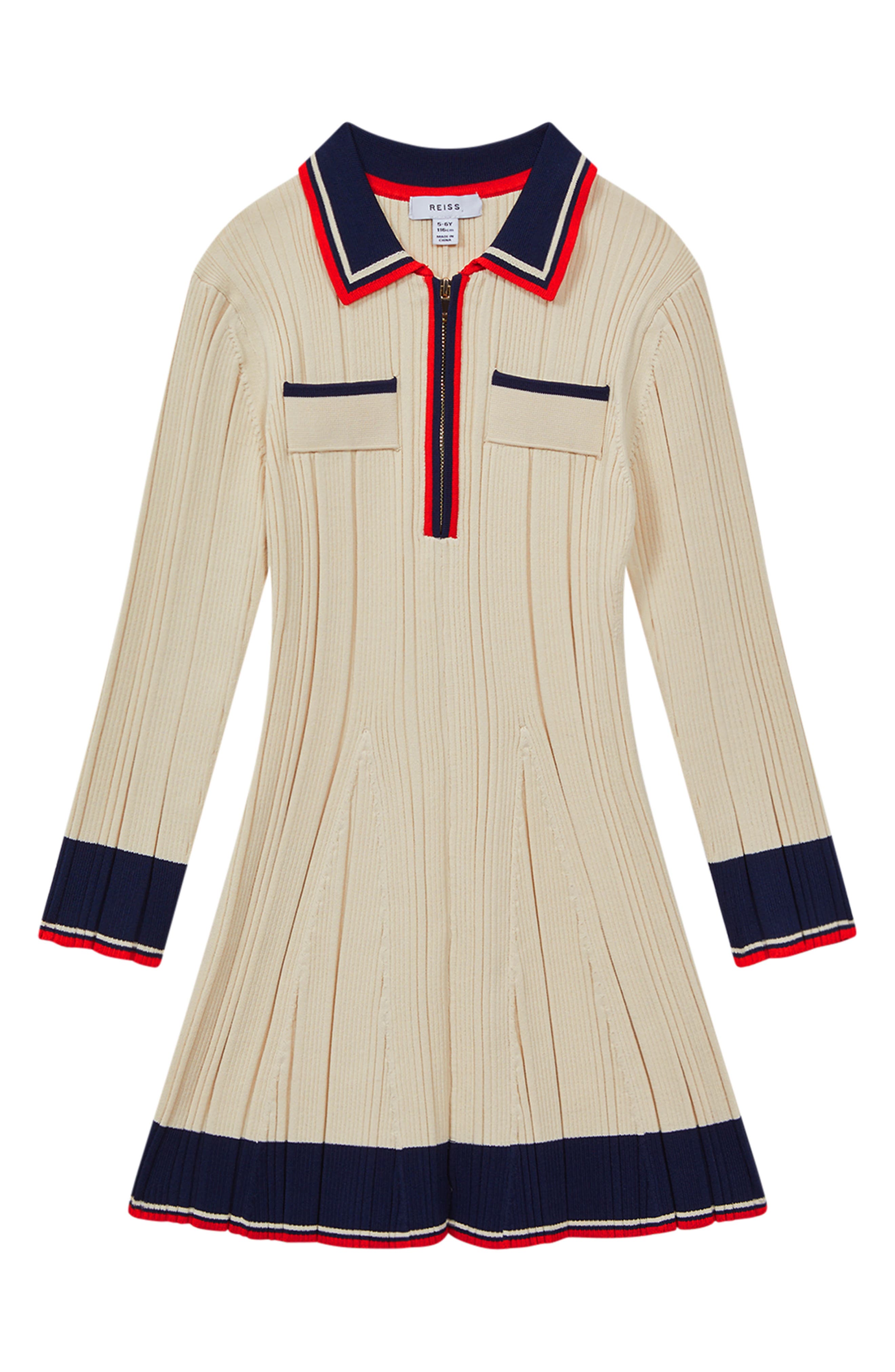 Reiss Kids' Annie Jr. Long Sleeve Sweater Dress