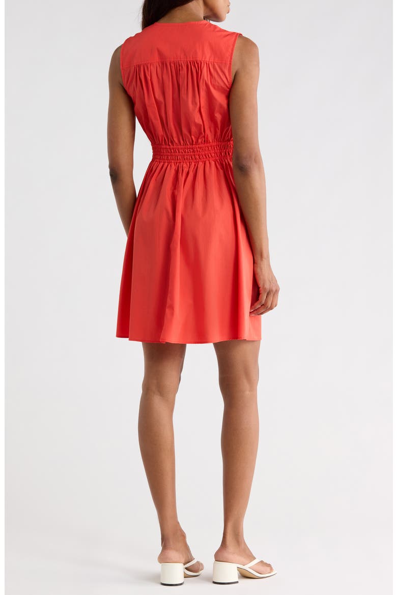 Nulla Front Twist Minidress, Alternate, color, RED
