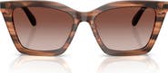 Emporio Armani 54mm Butterfly Sunglasses