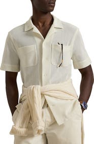 Polo Ralph Lauren Big & Tall Pointelle Button-Down Polo Shirt