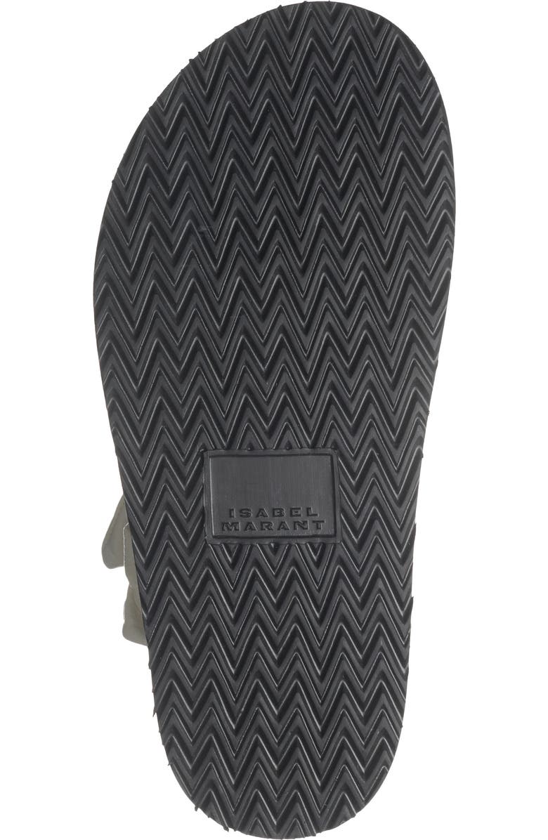 Isabel Marant Naori Flatform Sandal, Alternate, color, White