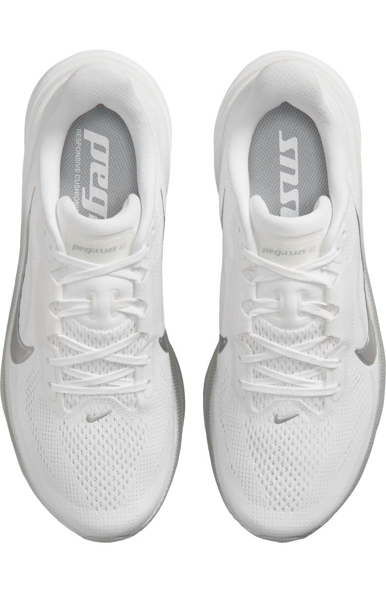 Nike Pegasus 42 Running Shoe, Alternate, color, 102 White/M Silv