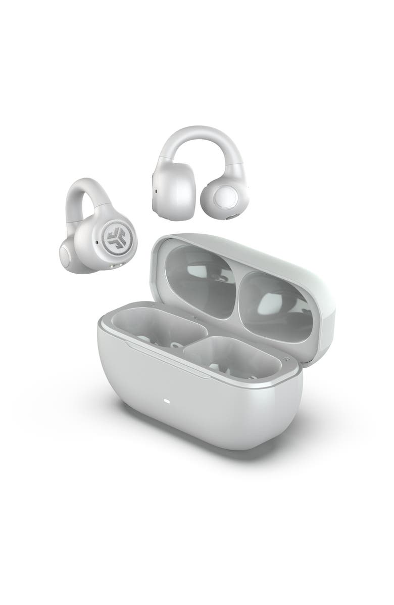 JLab Flex Open Earbuds, Alternate, color, White
