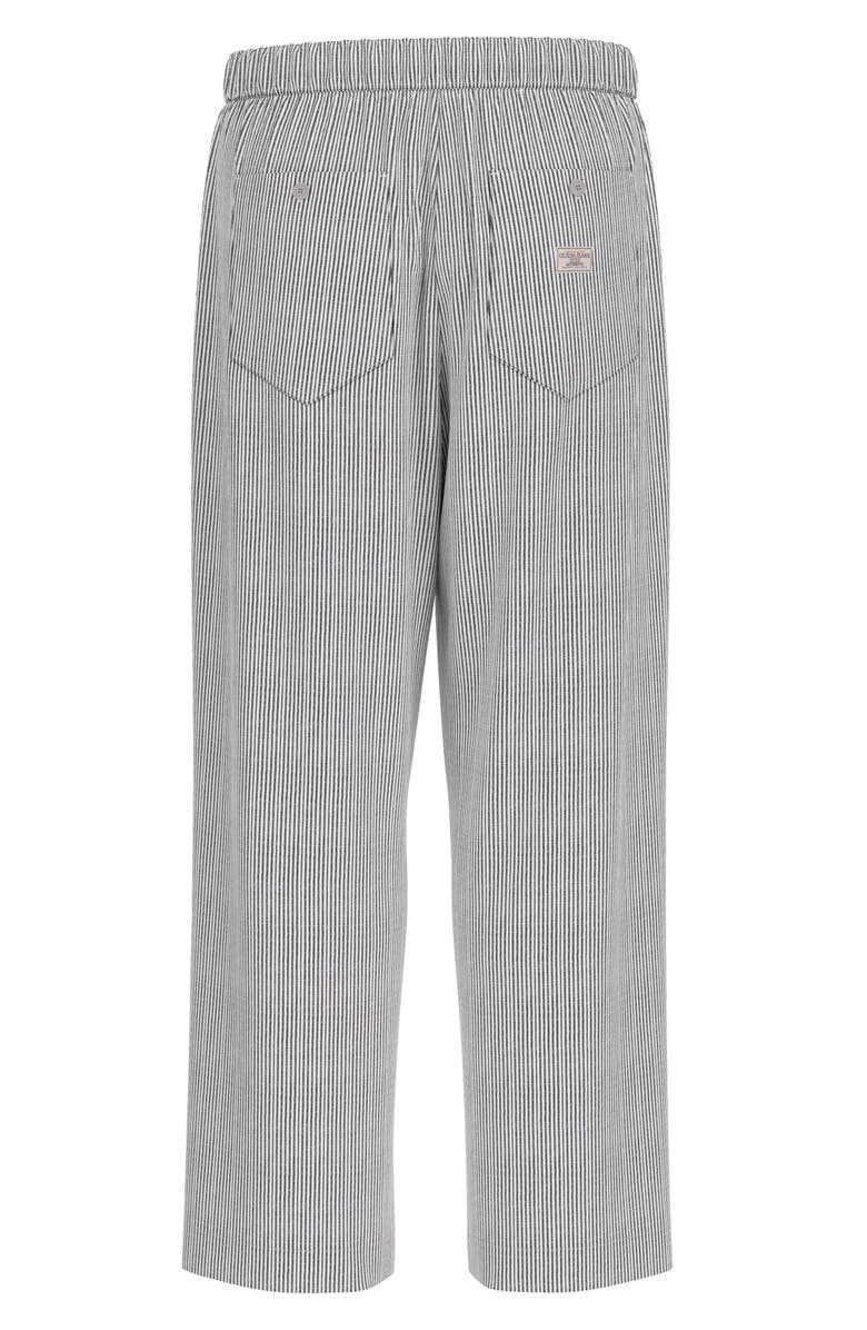 GUESS Stripe Drawstring Pants, Alternate, color, Dark Grey
