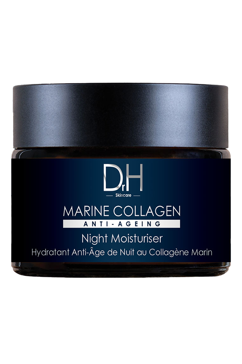 Marine Collagen Night Moisturiser 60ml, Main, color, White