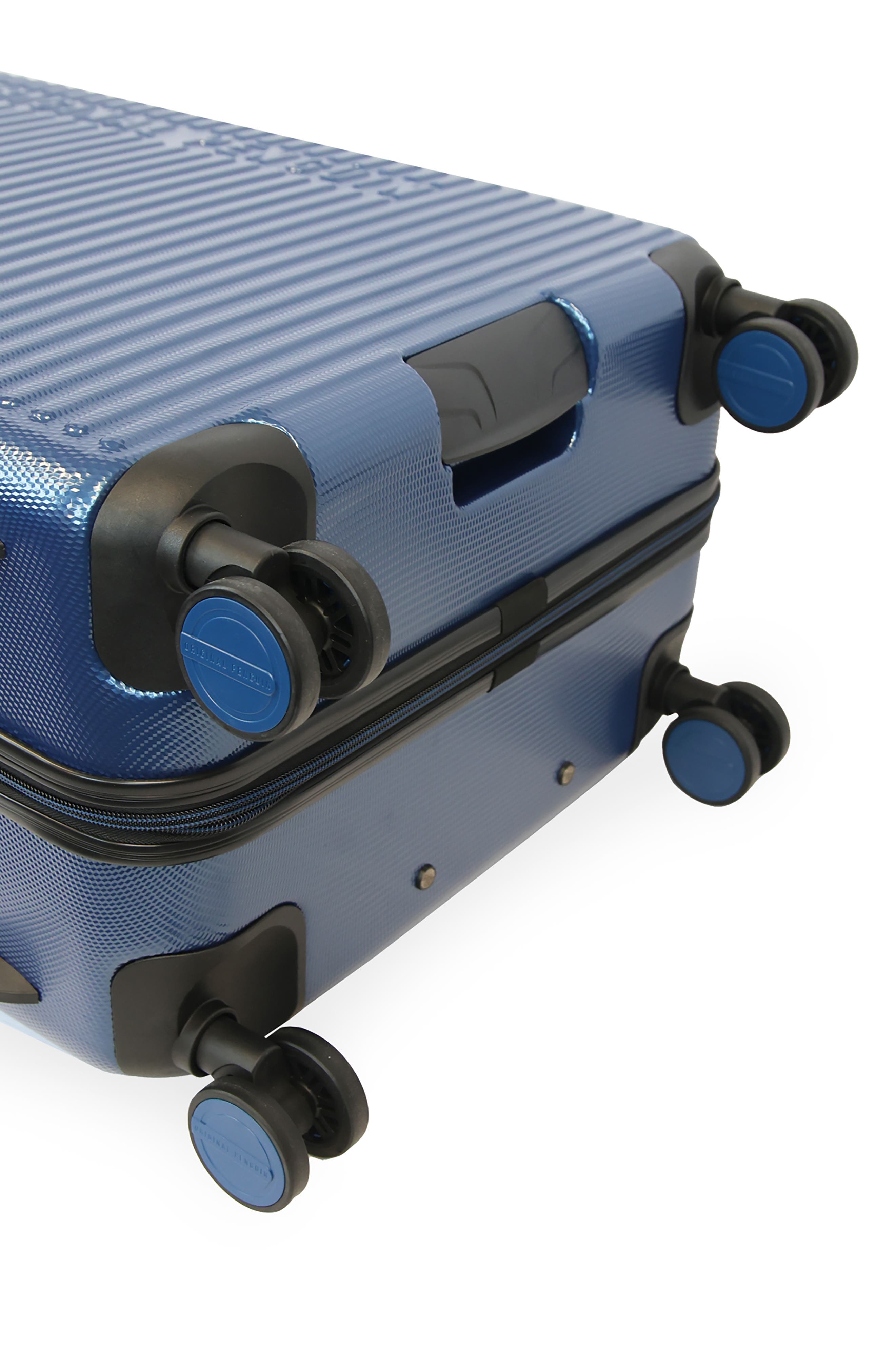 Original Penguin Dexter XL 3-Piece Hardside Luggage Set, Alternate, color, Metallic Blue