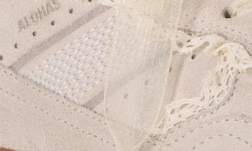 Alohas Tb 490 Low-top Suede Sneakers With Lace Inserts