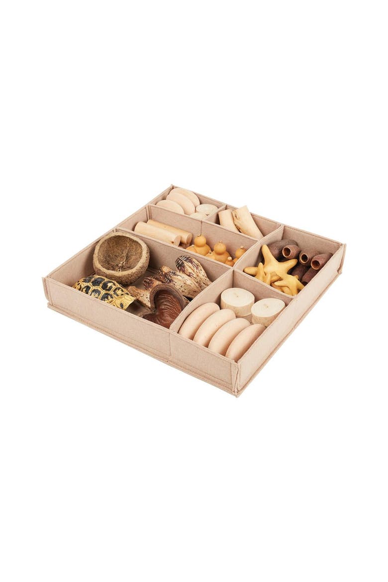 Nature's Geometry Toddler Loose Parts STEM Kit, Alternate, color, Beige