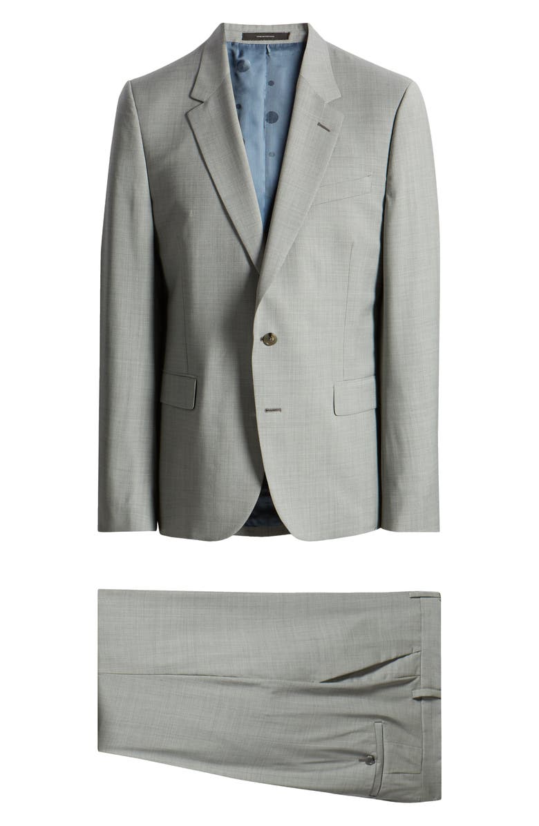 Paul Smith Tailored Fit Wool Mélange Suit, Main, color, 