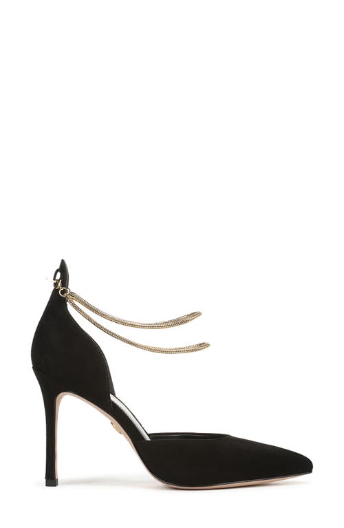Veronica Beard Leandra Ankle Strap Pump In Black