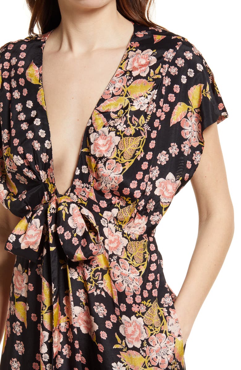 Free People In the Mood for Love Floral Print Jumpsuit, Alternate, color, 