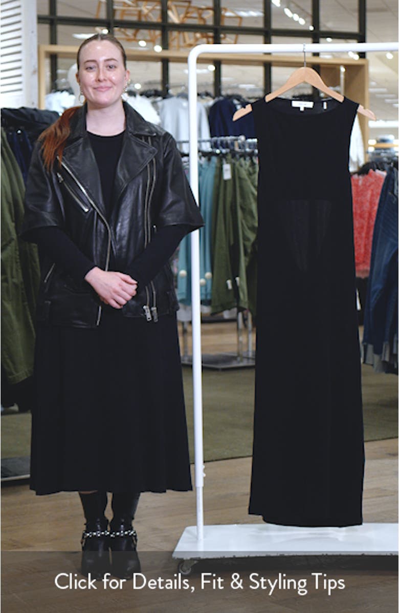 Drape Sleeveless Cutout Maxi Dress, sales video thumbnail