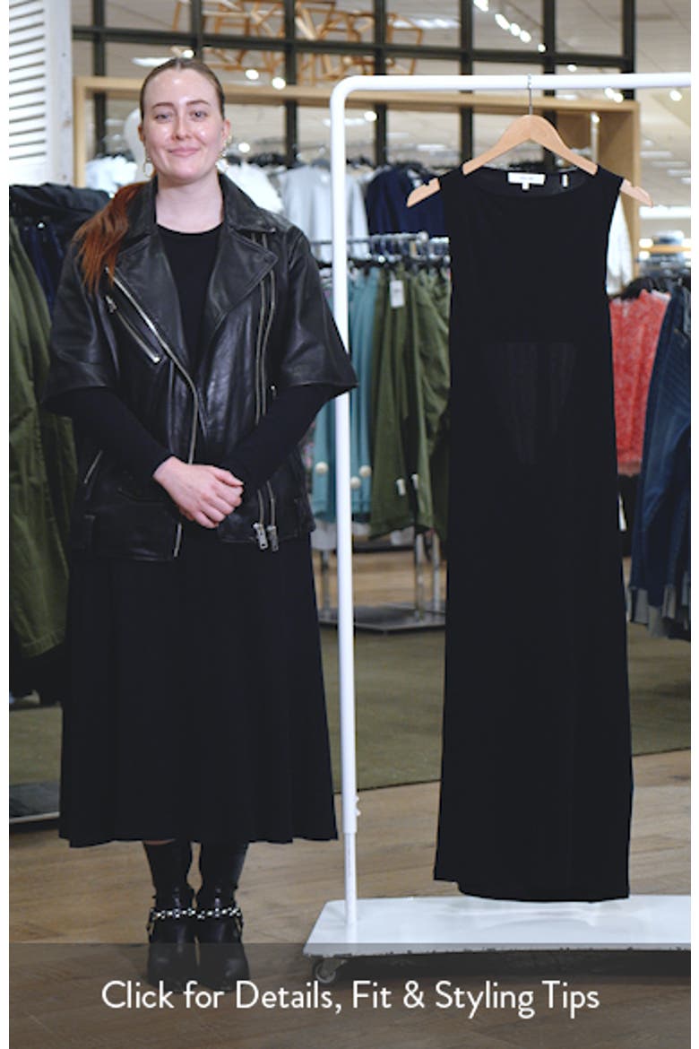 Drape Sleeveless Cutout Maxi Dress video