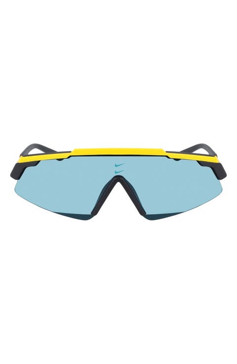 Marquee 66mm Oversize Shield Sunglasses