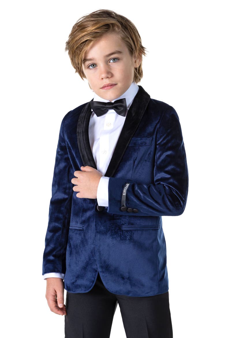 Kids' Deluxe Dinner Jacket, Main, color, BLUE