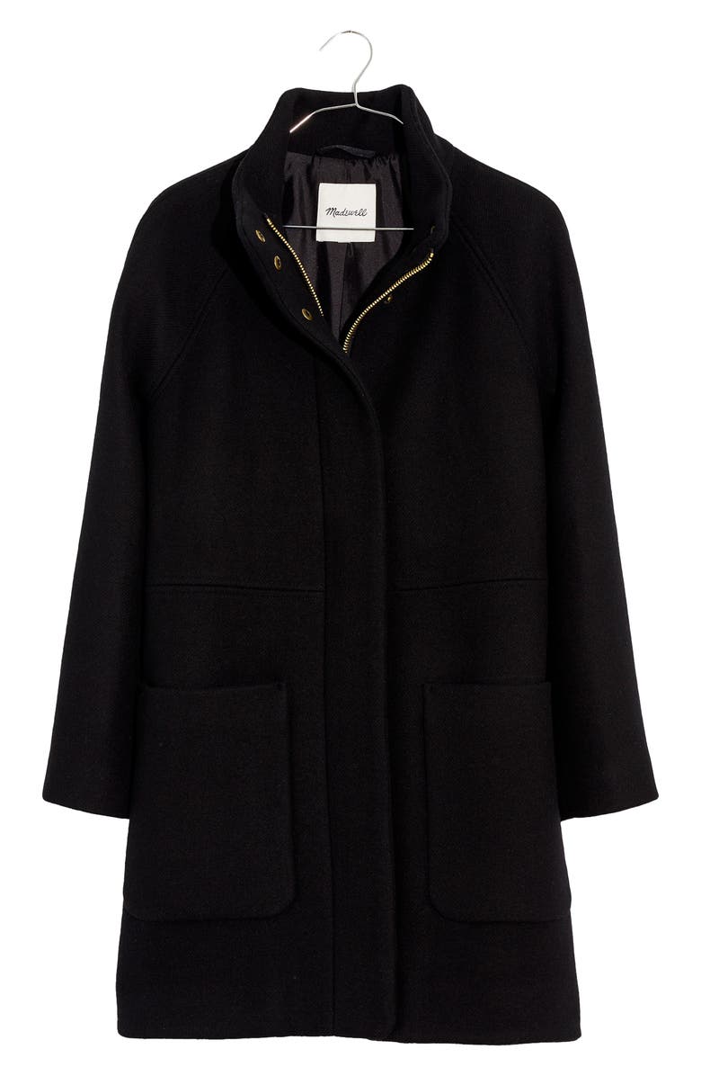 Madewell Estate Cocoon Insuluxe Fabric Coat, Main, color, 