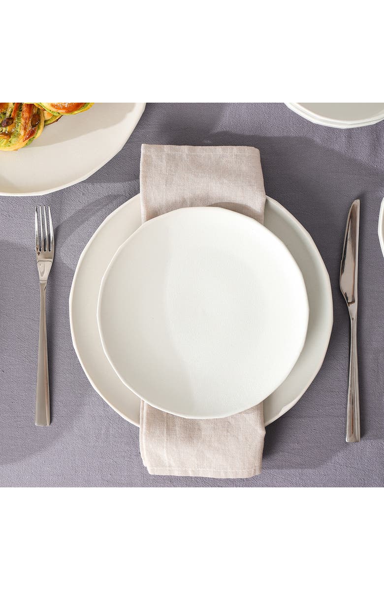 Stone Lain Rio Stoneware 24-Piece Dinnerware Set, Alternate, color, Beige