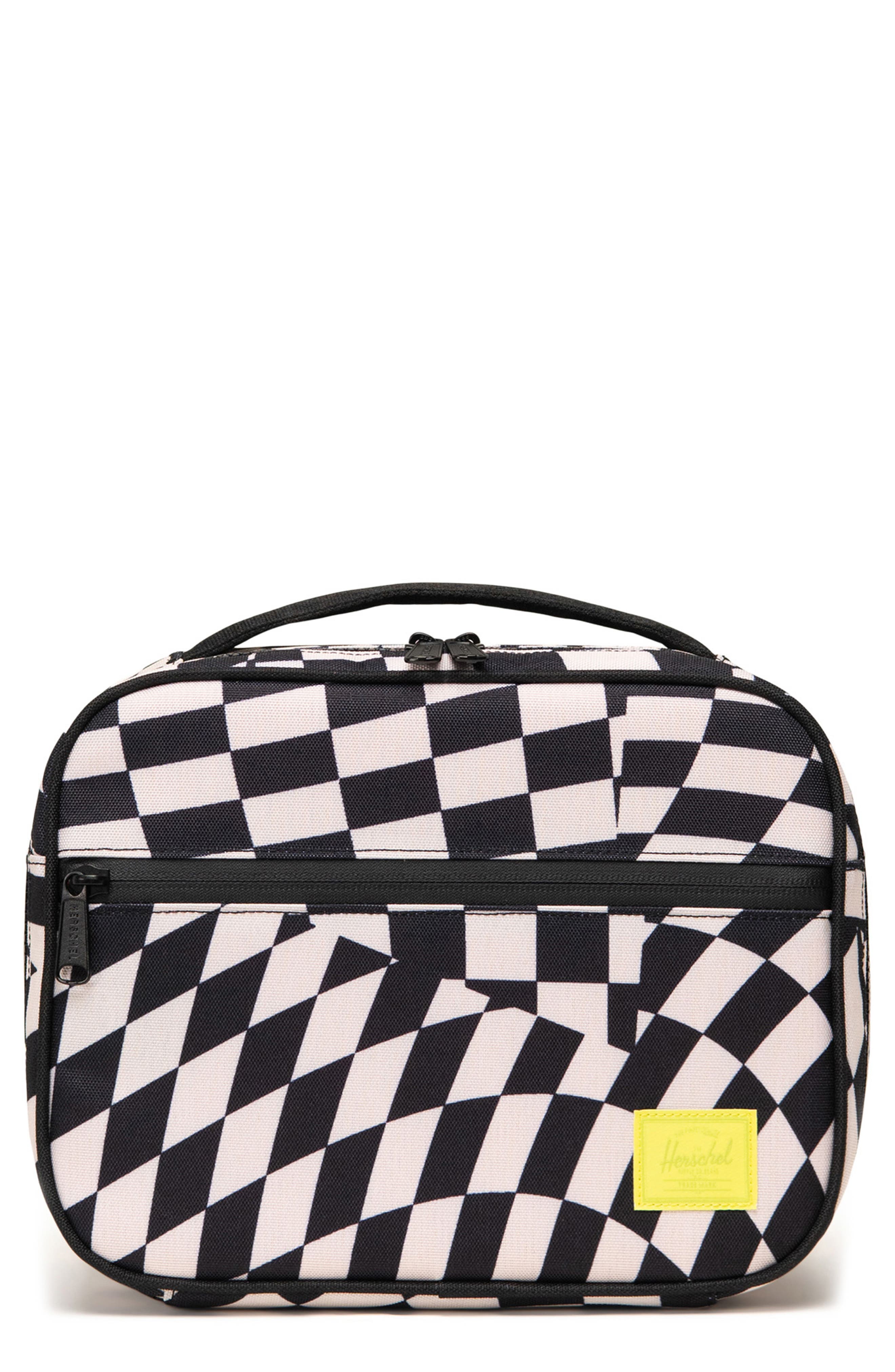 Herschel Supply Co. Kids' Pop Quiz Lunch Bag, Main, color, Warp Check