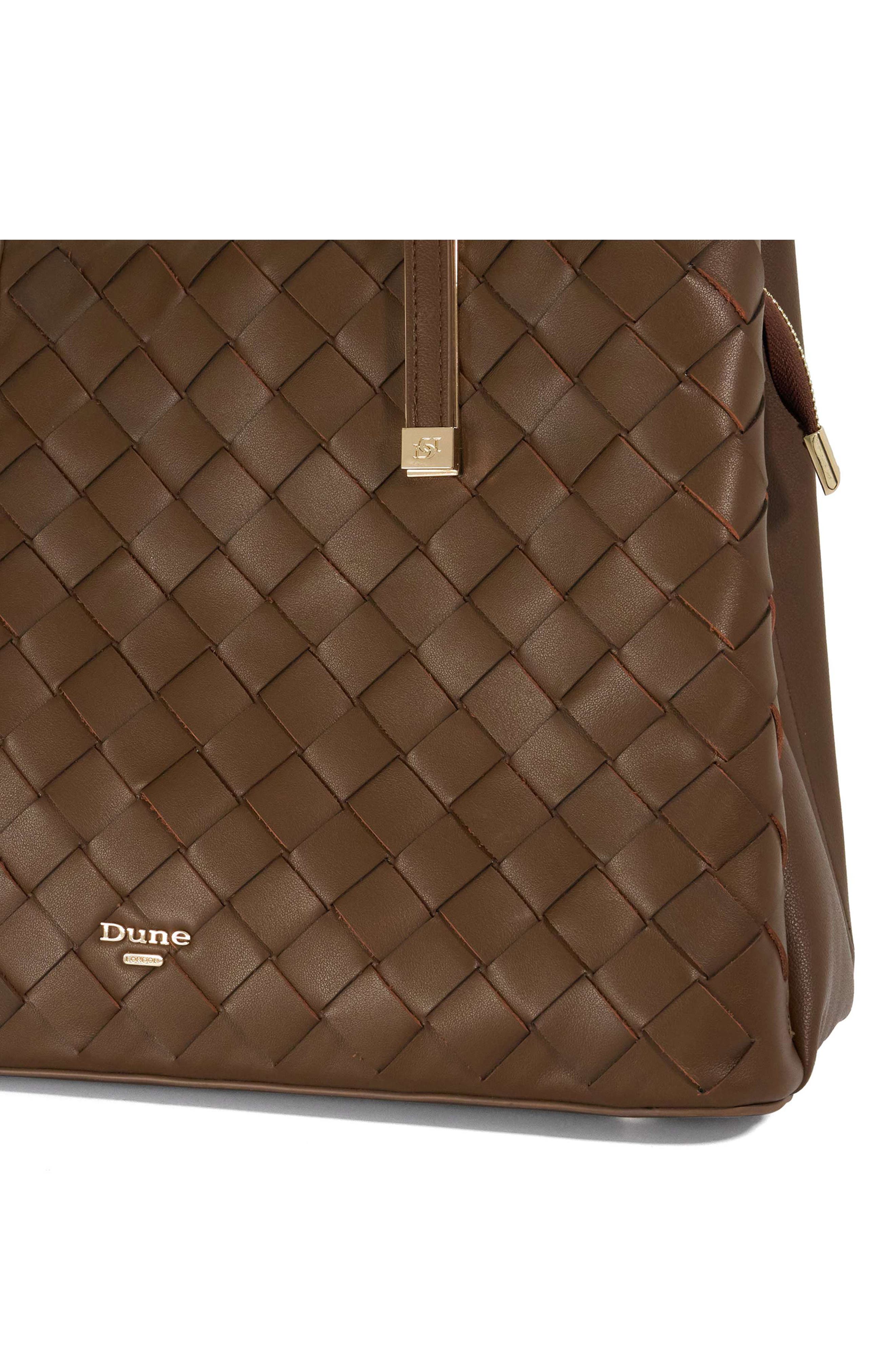 Dorry Leather Tote, Alternate, color, BROWN