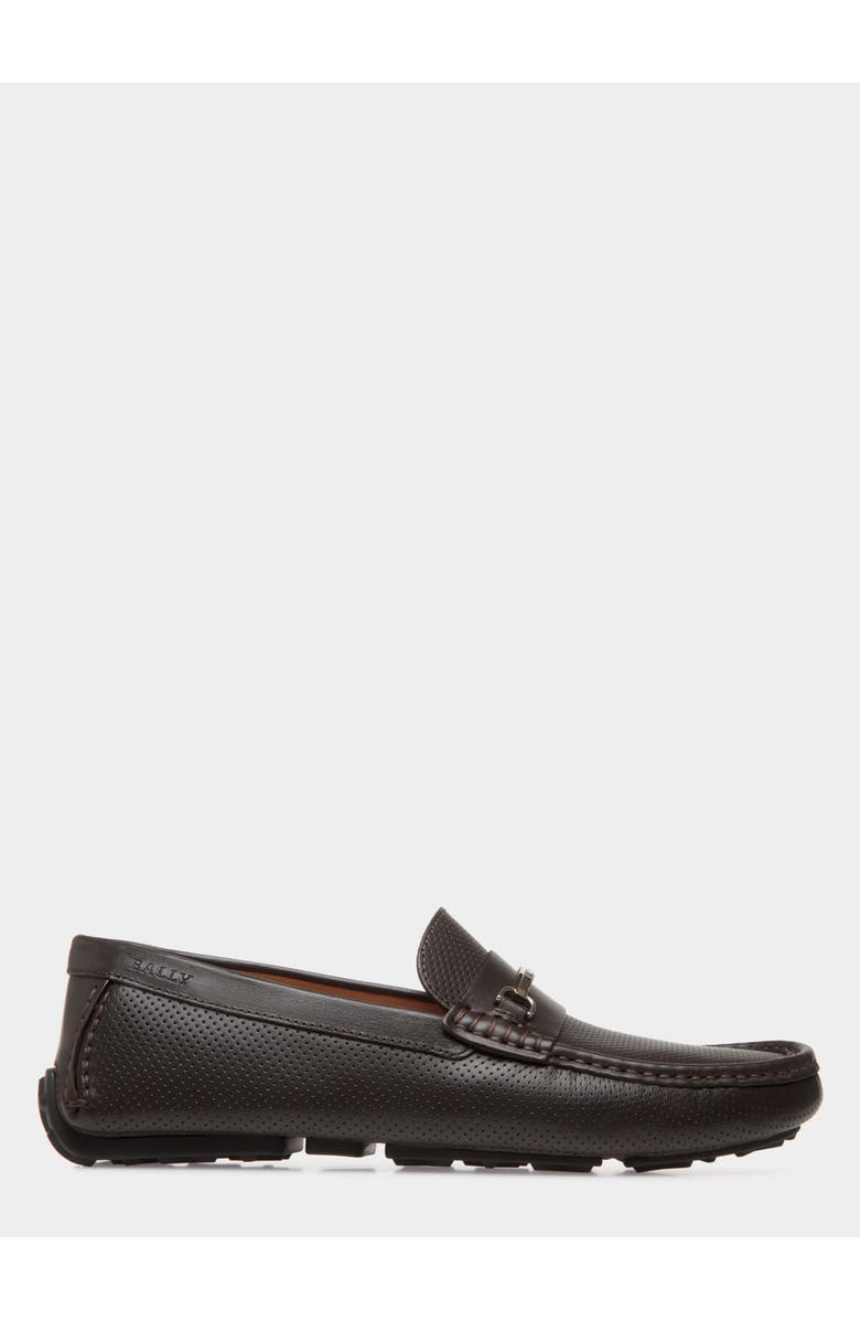 Bally Driver In Perforated Leather, Main, color,