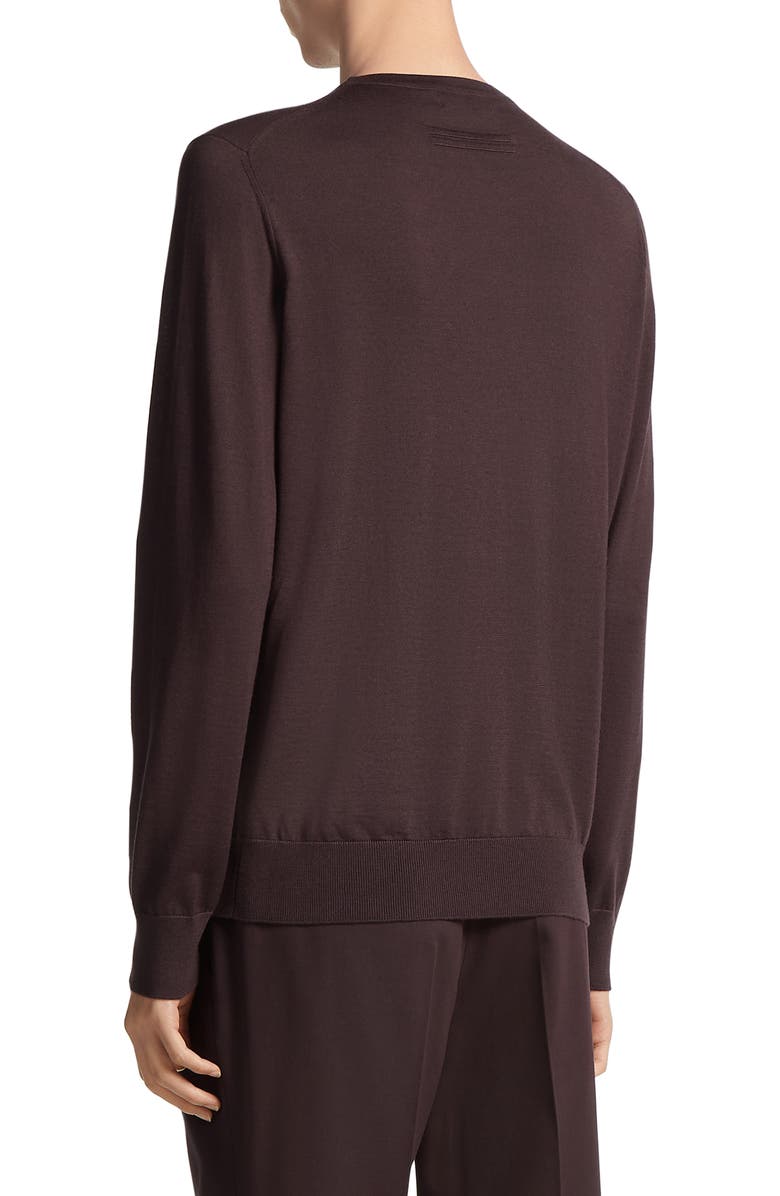 ZEGNA Casheta Cashmere & Silk Sweater, Alternate, color,