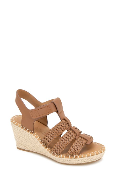 Caplin Slingback Espadrille Platform Wedge Sandal (Women)